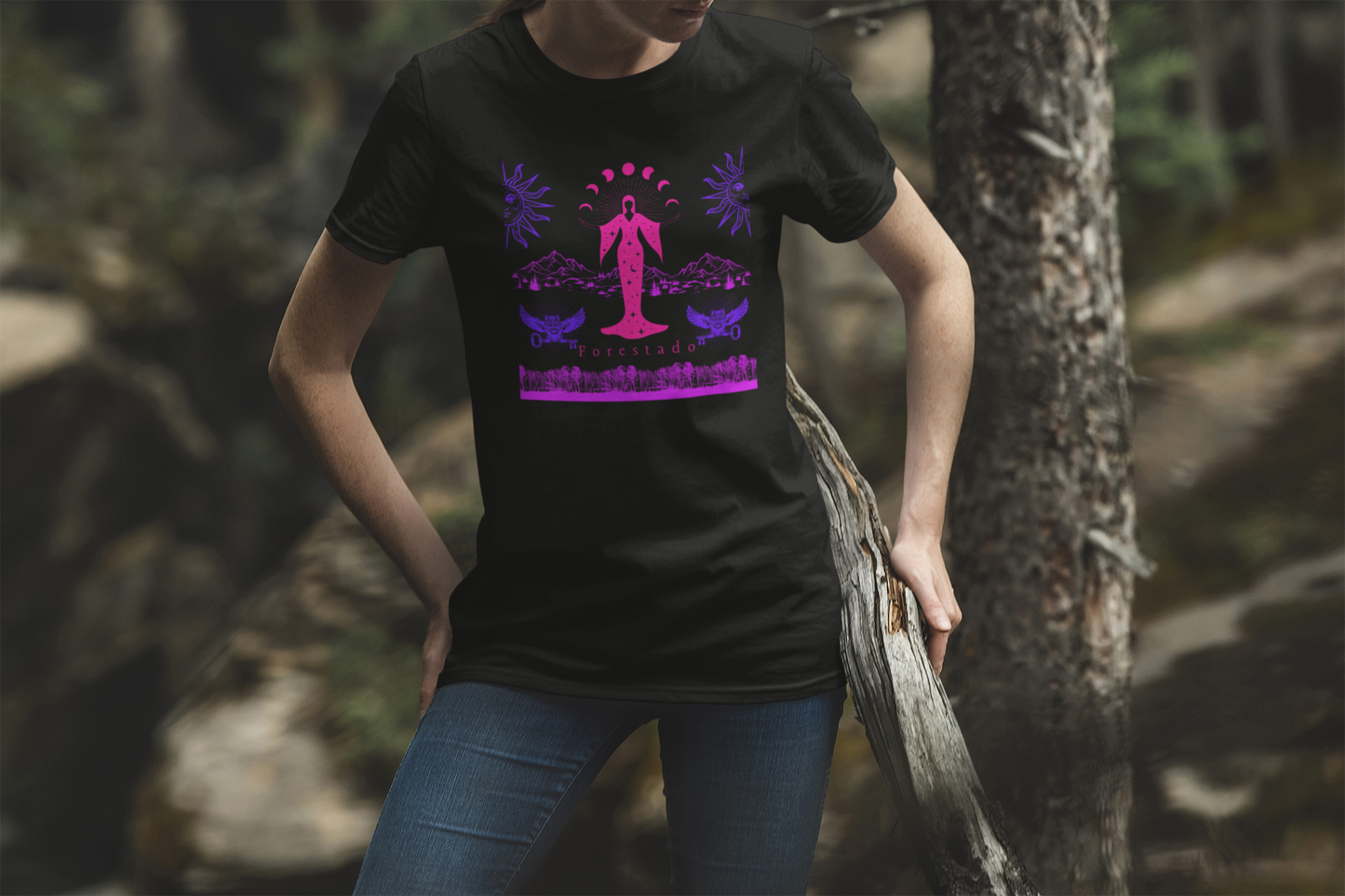 Moon Veil Oracle Tee